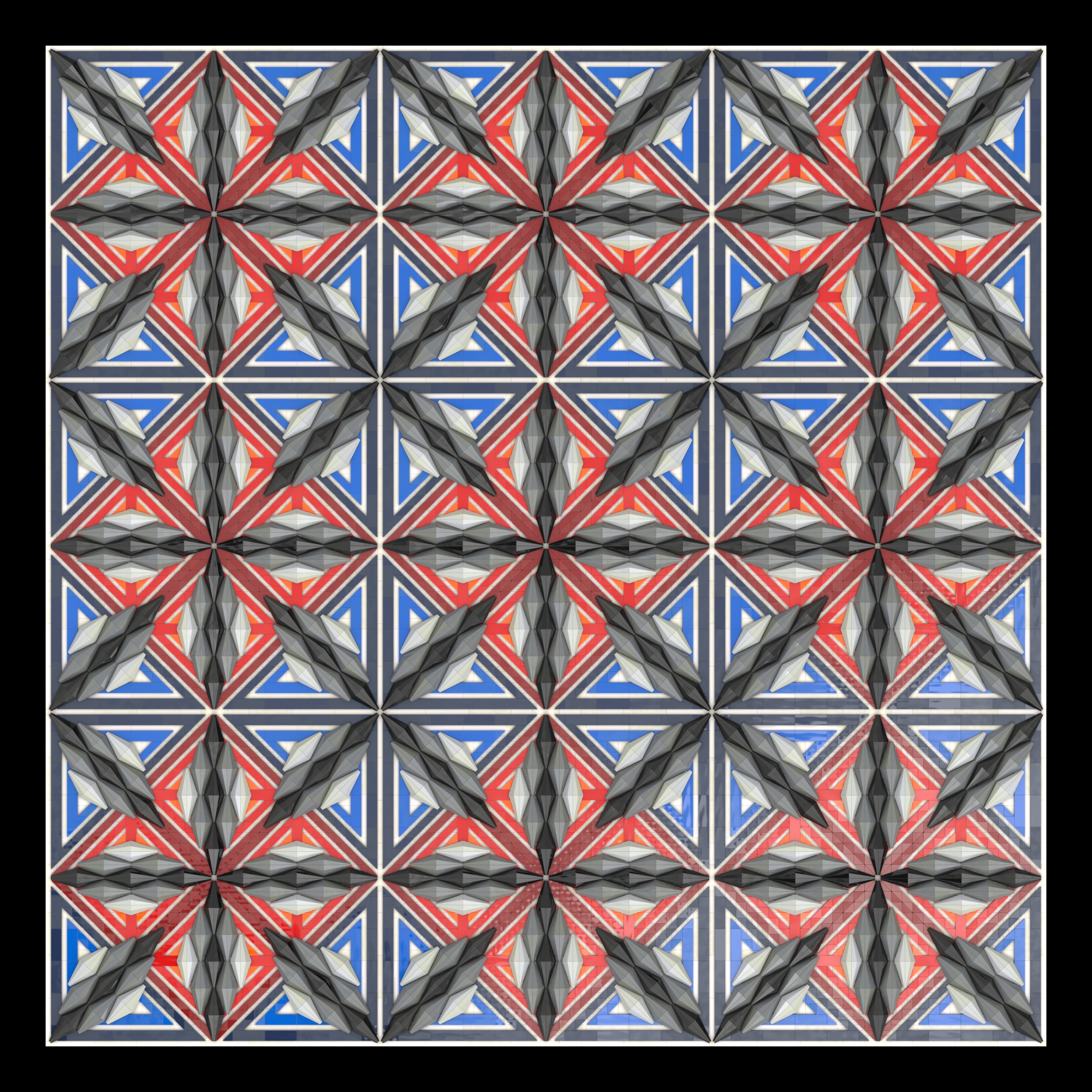 Diamondpattern cold warm