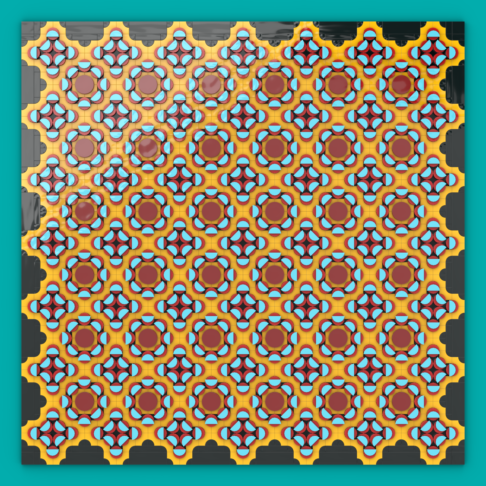 Halfcirclemosaic Julian Curiëre