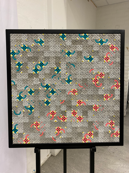 Mosaic Concrete Lego Julian Curiëre