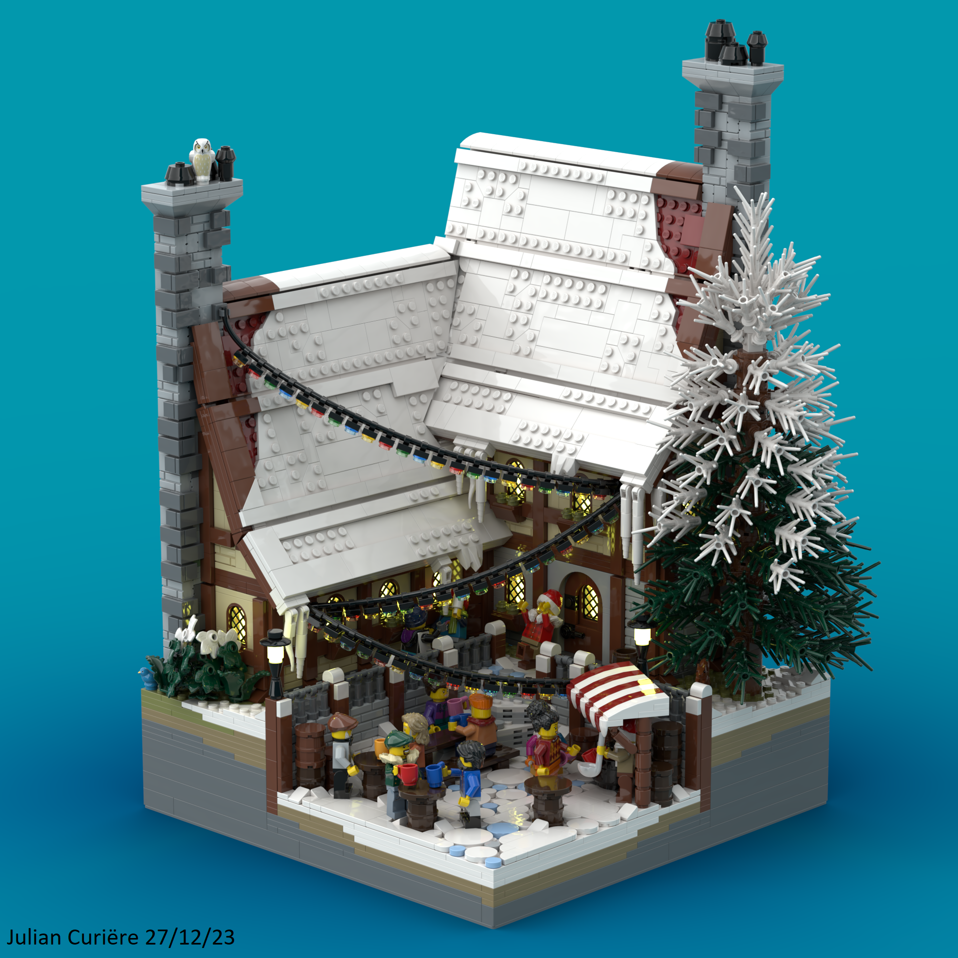 Christmas Building Competition BOUWSTEENTJES 2024 Julian Curiere