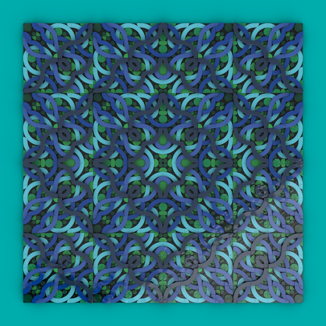 Mosaic curve  Julian Curiëre